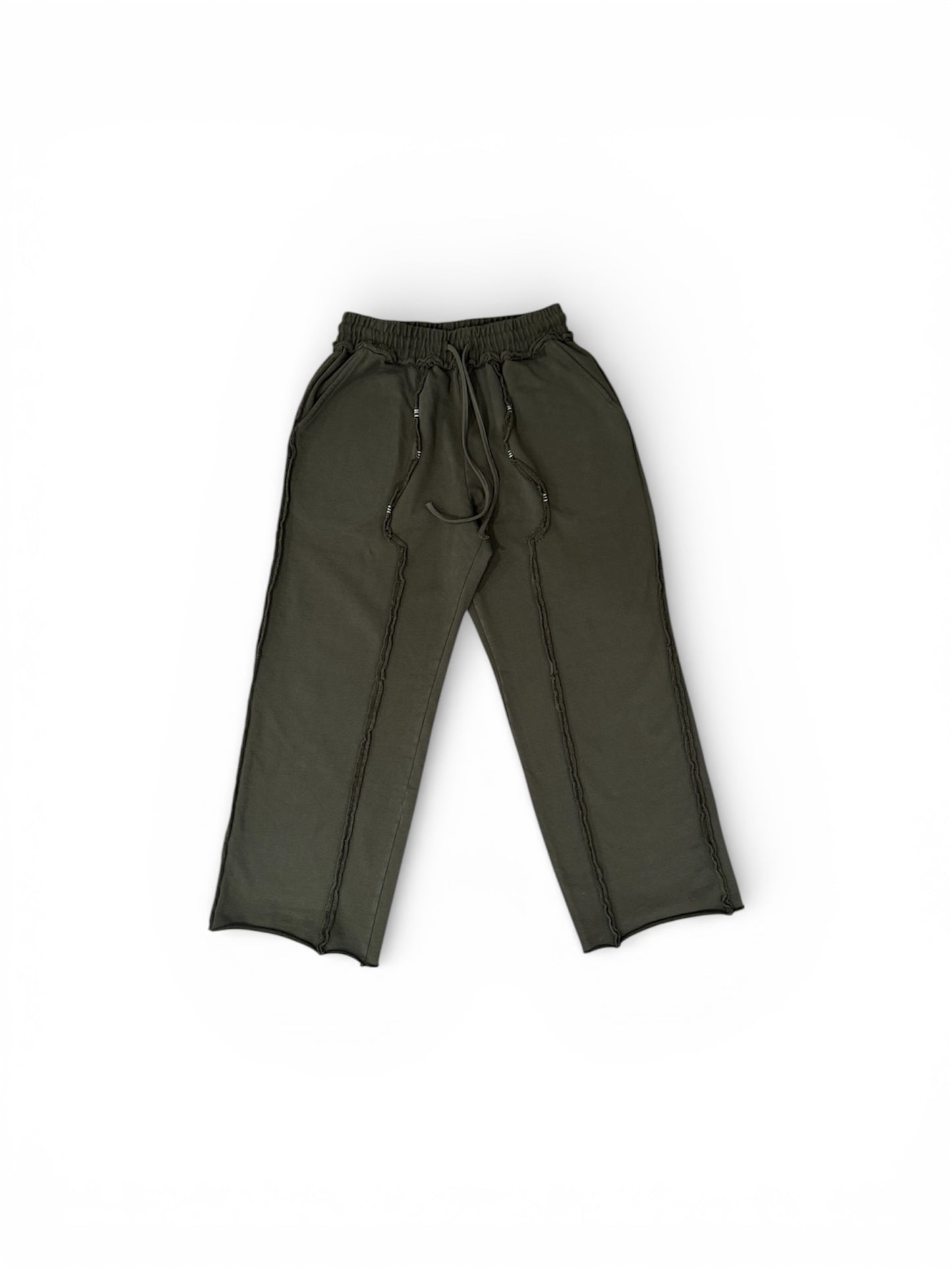 Exposed Seam Sweatpants [Green]