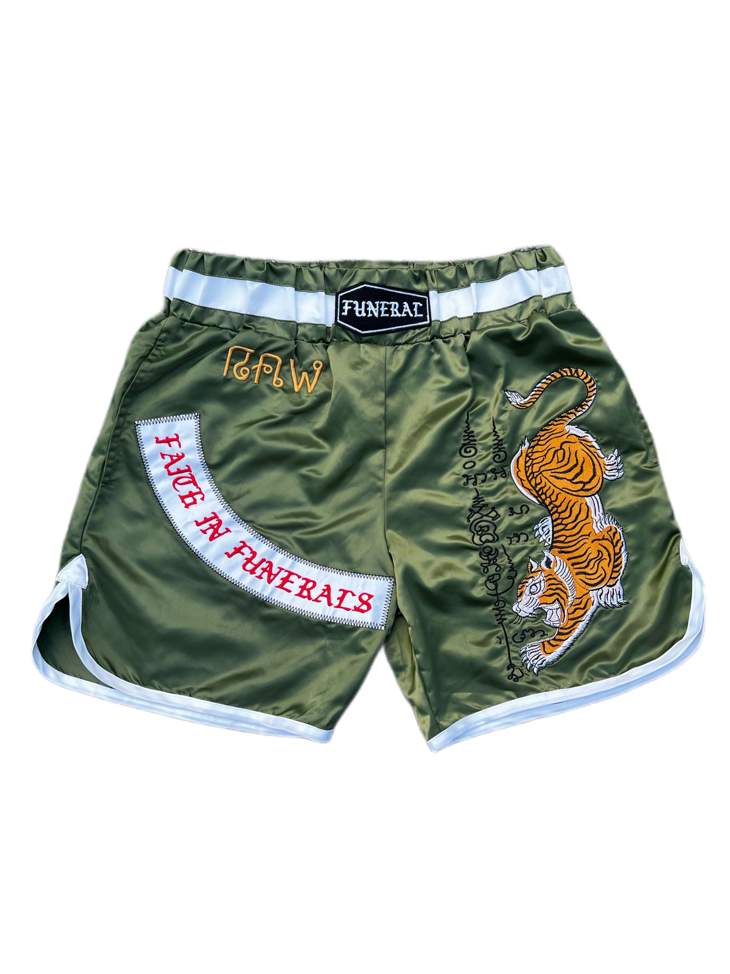 RAW BOXING SHORTS (green)