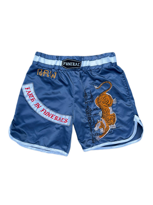 RAW BOXING SHORTS (blue)