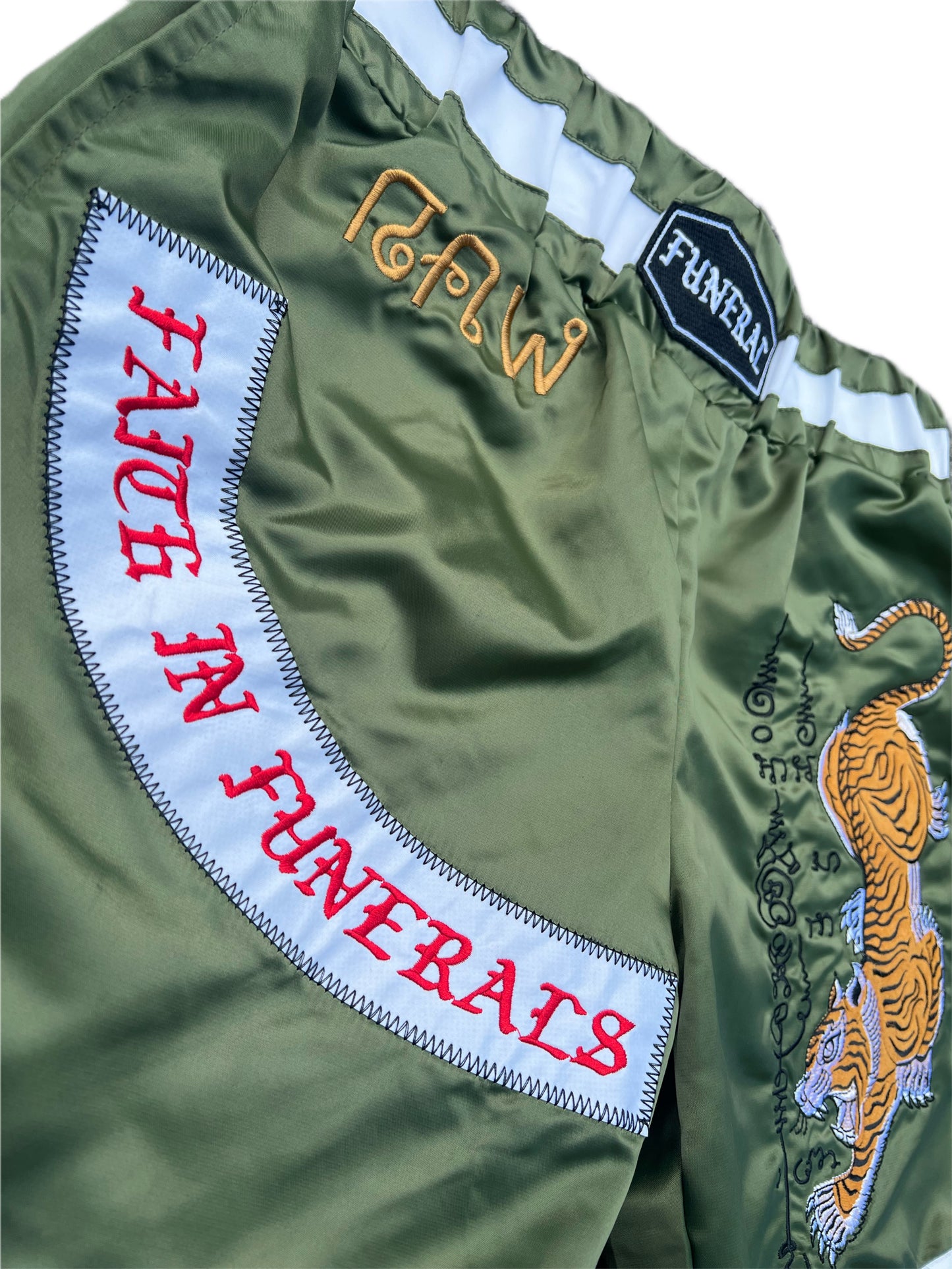 RAW BOXING SHORTS (green)